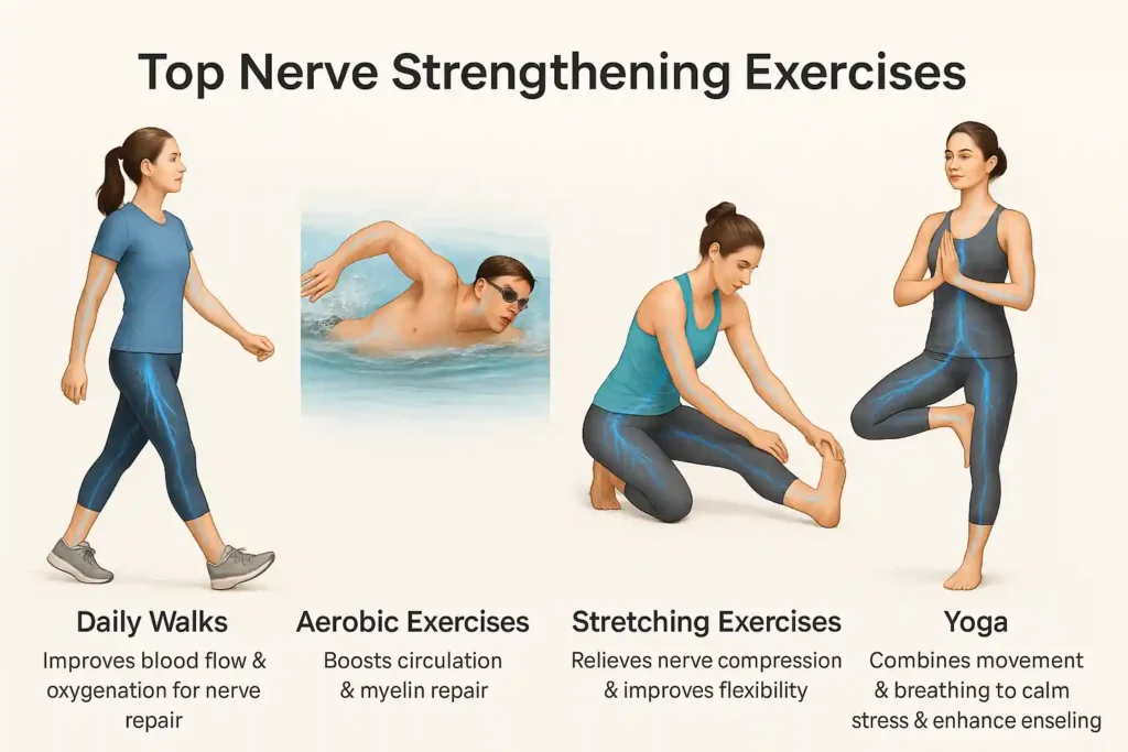 Nerve Strengthening Exercises: Boost Your Nervous System with Food and Fitness 1 supplements for nerve health