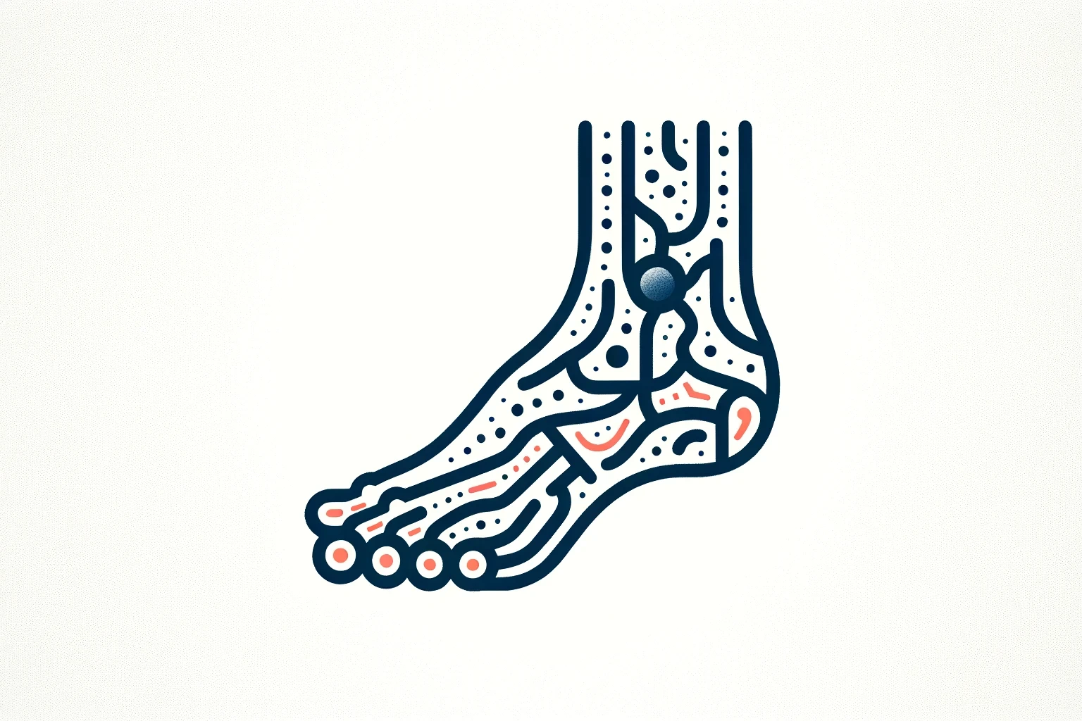 Charcot Marie Tooth Disorder: Symptoms & Treatment 3 DALL·E 2024 04 06 09.33.30 A clear and straightforward illustration that simply and effectively communicates the concept of Charcot Marie Tooth disease focusing on key aspects uai