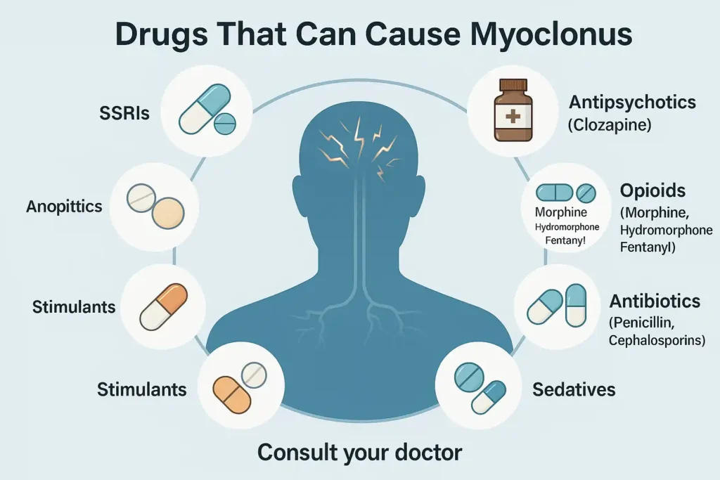 Drugs That Cause Myoclonus: What You Need to Know 3 drugs that cause myoclonus
