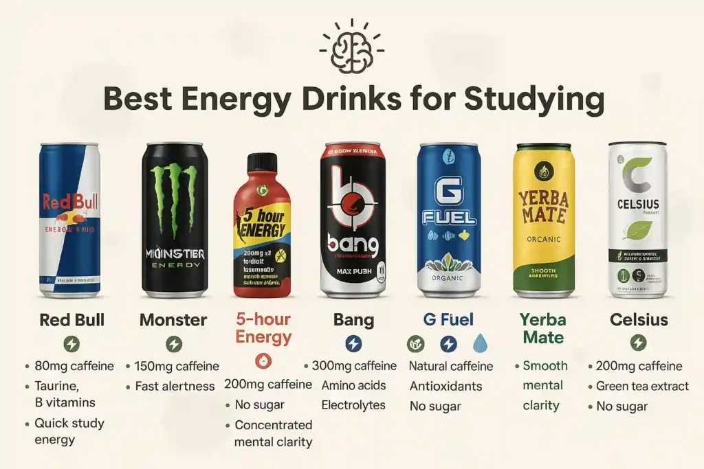 Best Energy Drinks for Studying – Backed by Science & Neurology 3 natural energy drinks