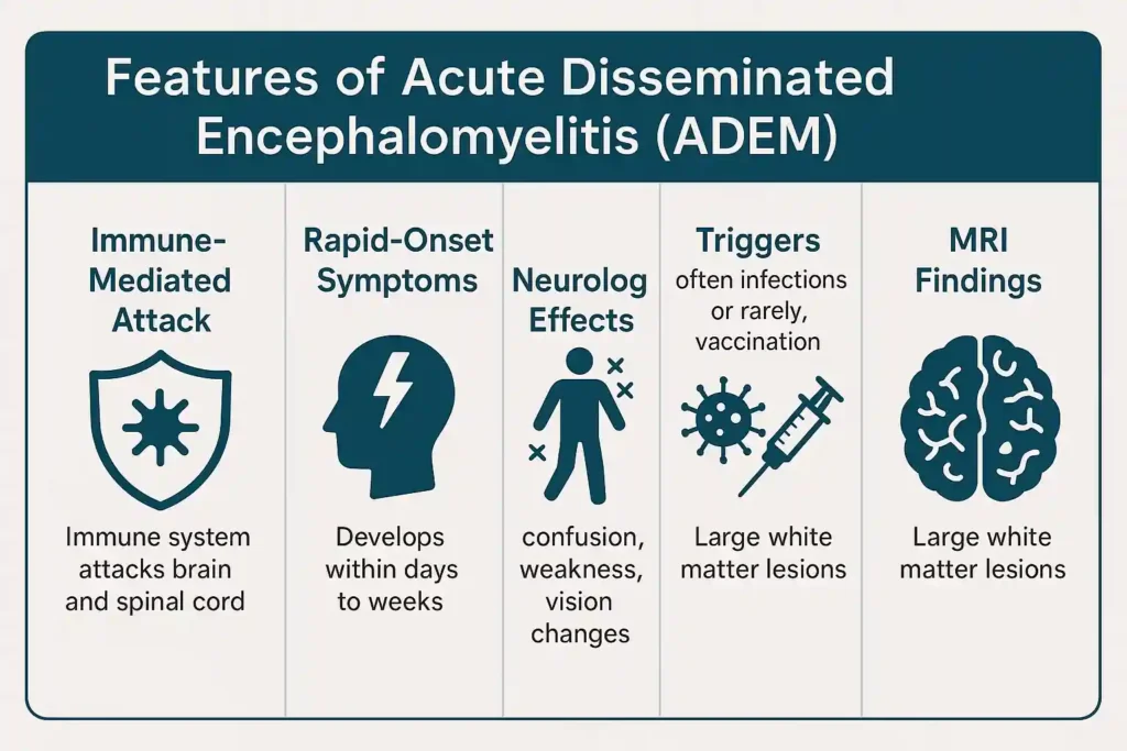 Acute Disseminated Encephalomyelitis (ADEM) 3 acute disseminated encephalomyelitis