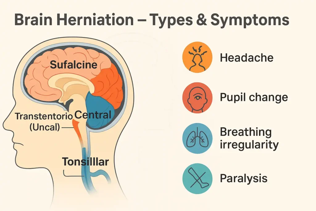 Understanding Brain Herniation 3 types_of_brain_herniation