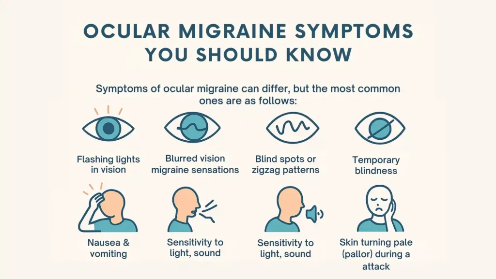 What Is Ocular Migraine (Retinal migraine)? 3 ocular migraine symptoms