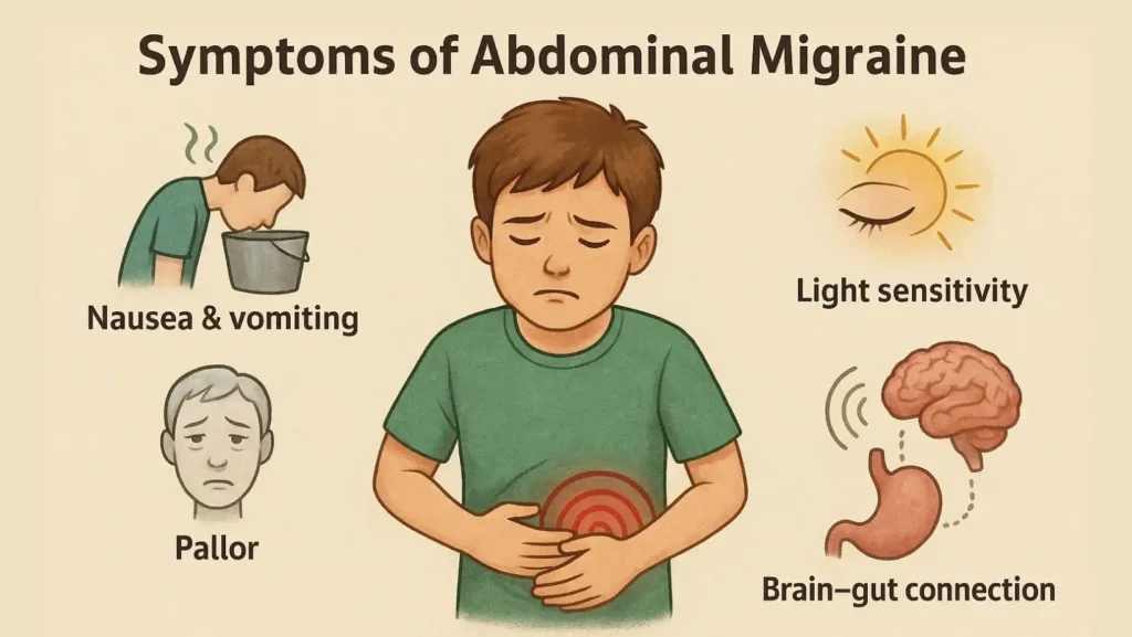 What Is Abdominal Migraine? 3  abdominal migraine symptoms