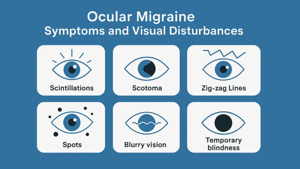  ocular migraine symptoms
