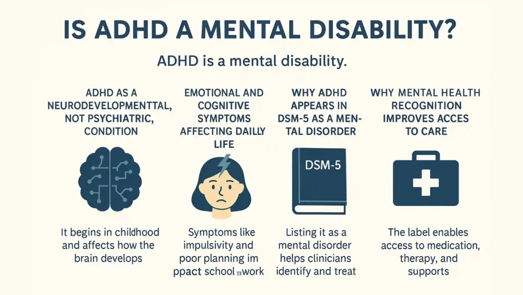 is adhd a mental disability