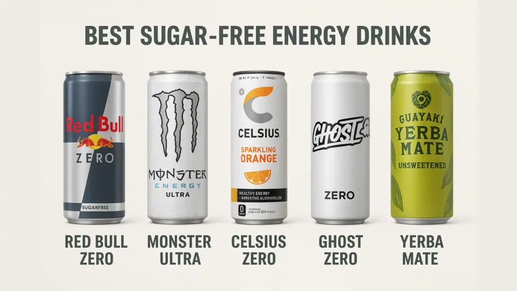 best sugar-free energy drinks