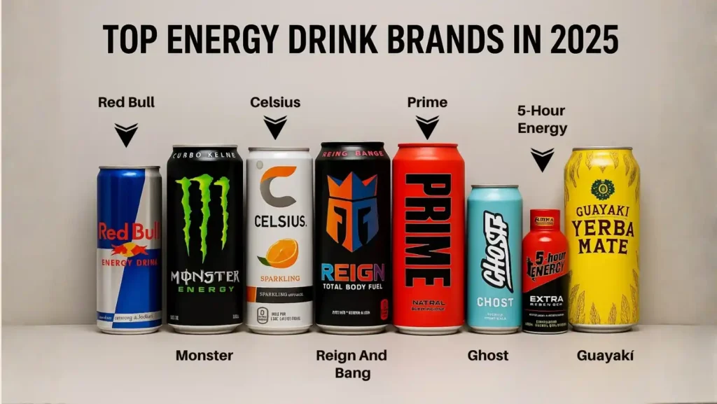top energy drink brands