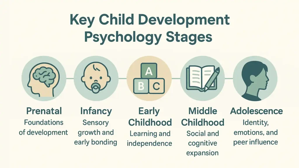 Child Development Psychology: Stages, Theories & Growth 3 child psychology development stages