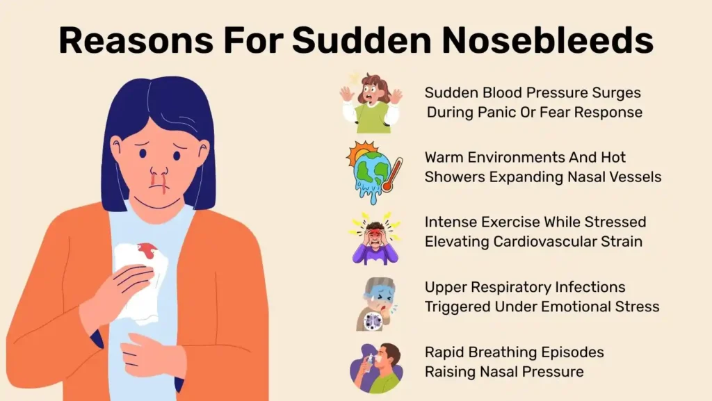  reasons for sudden nosebleeds