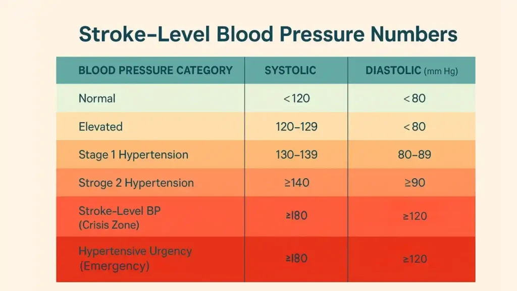 Stroke-Level Blood Pressure Numbers