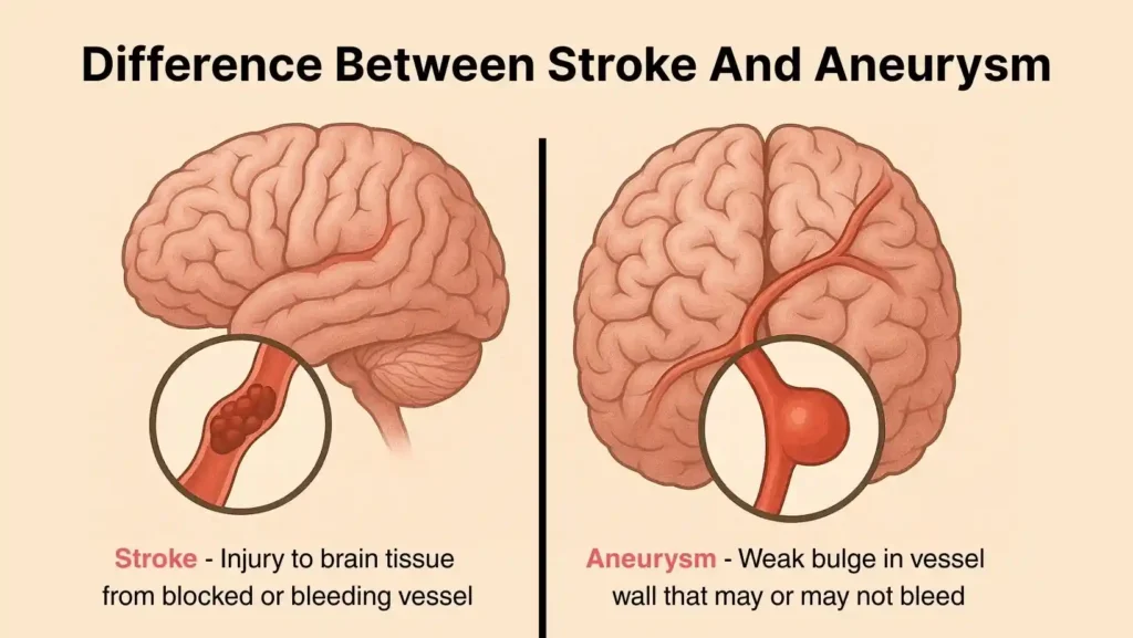 Difference Between Stroke And Aneurysm