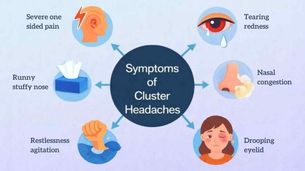 symptoms of cluster headaches