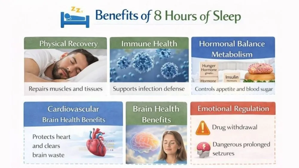 Benefits Of 8 Hours of Sleep