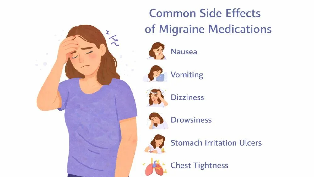 Common Side Effects of Migraine Medications