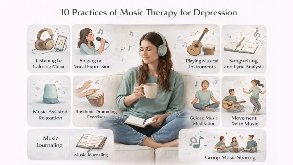 Practice of Music Therapy for Depression