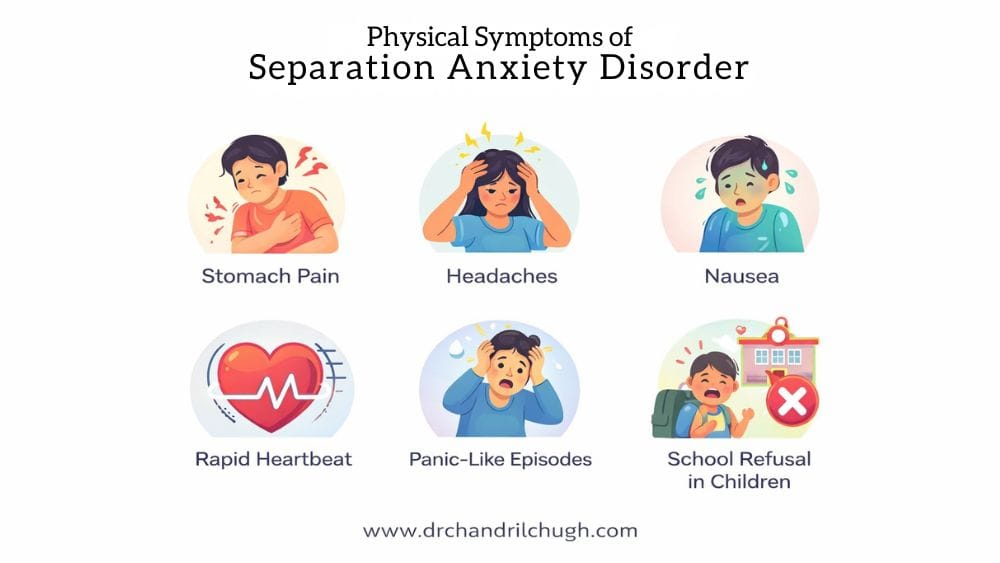 Physical Symptoms of Separation Anxiety Disorder