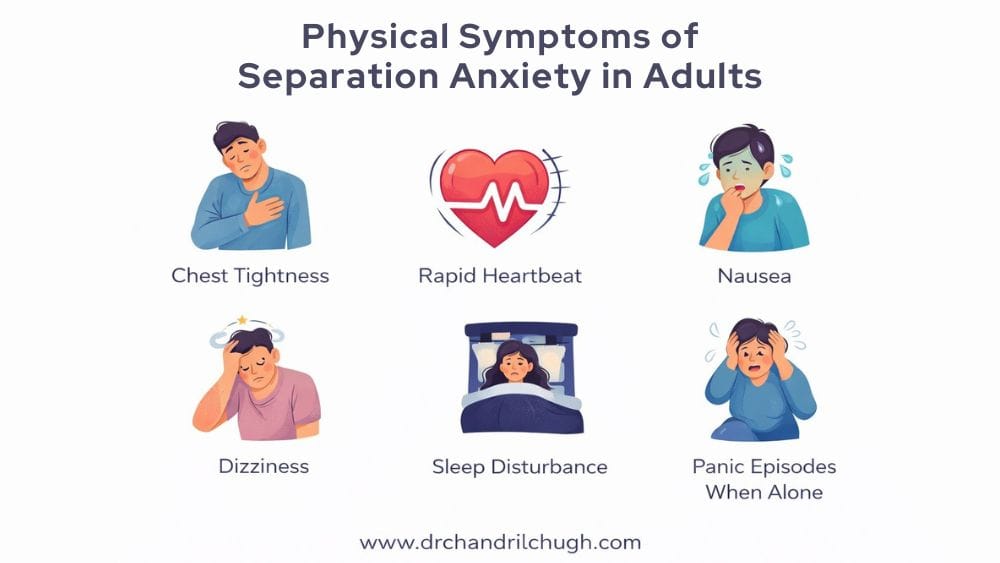 Physical Symptoms of Separation Anxiety in Adults