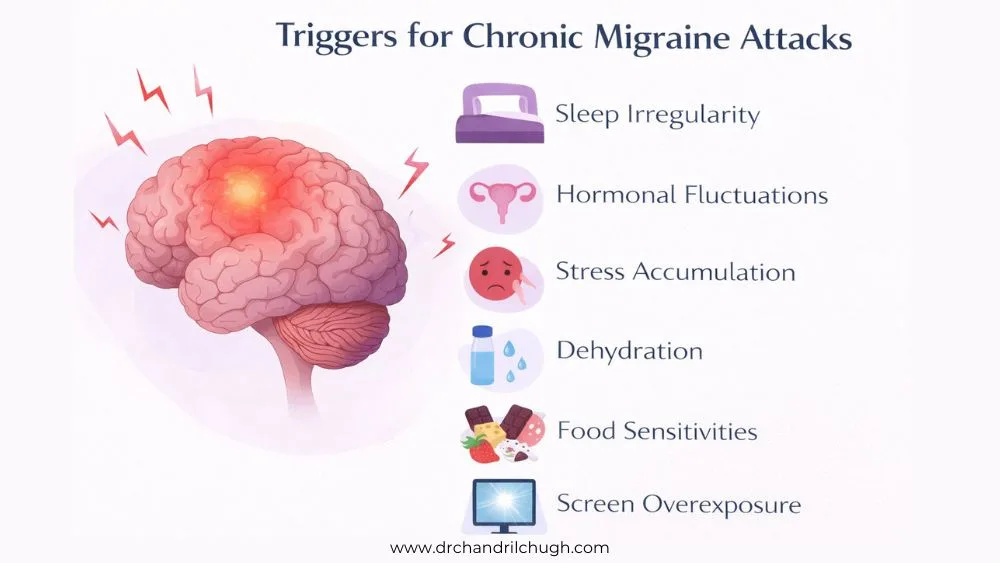 Triggers for Chronic Migraine Attacks