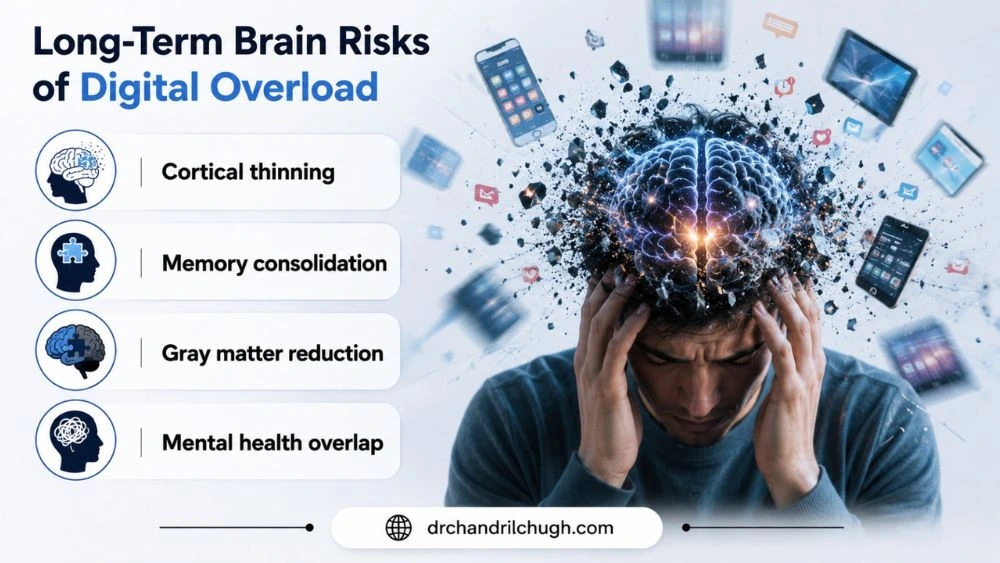 Long-Term Brain Risks of Digital Overload